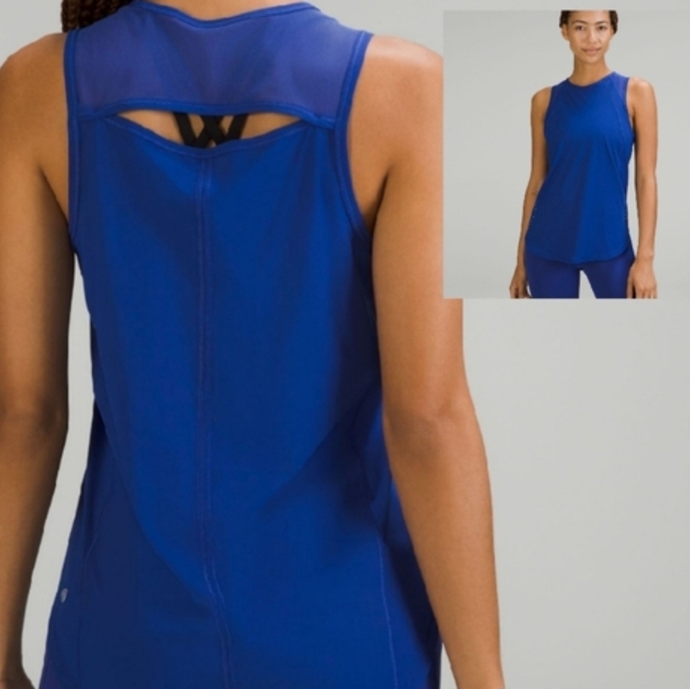 Lulu Lemon Blue Sleeveless Athletic Top